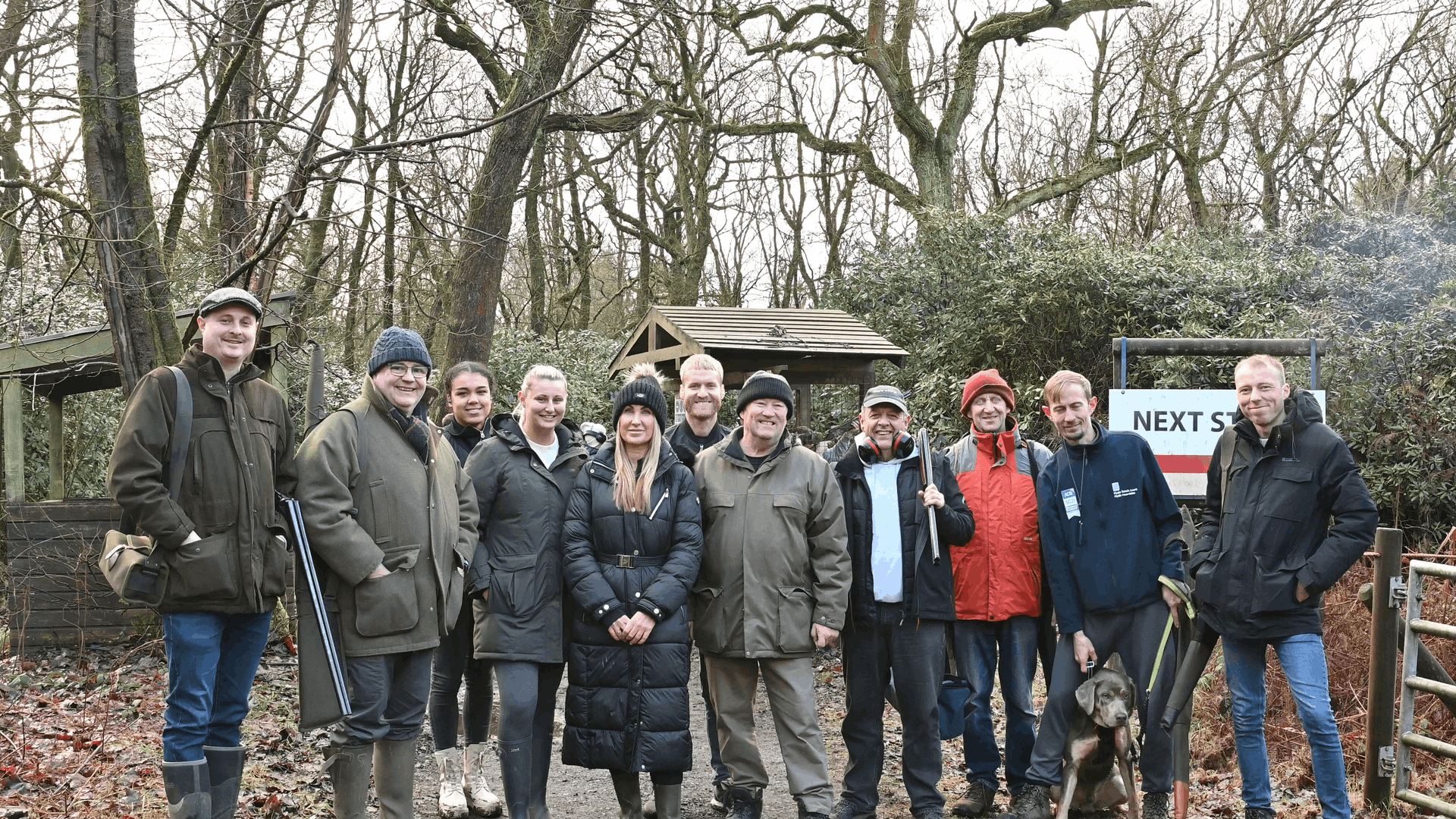 stag & Hen party enjoying a day of clay pigeon shooting at Manchester clay pigeon club
